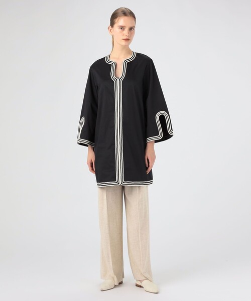BY MALENE BIRGER（バイマレーネビルガー）の「BY MALENE BIRGER 刺繍チュニックトップス（チュニック・レディース・ブラック系その他・34）」の8枚目の写真