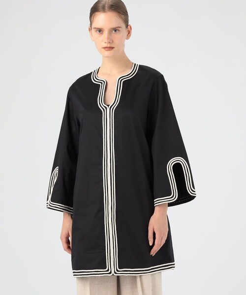 BY MALENE BIRGER（バイマレーネビルガー）の「BY MALENE BIRGER 刺繍チュニックトップス（チュニック・レディース・ブラック系その他・34）」の4枚目の写真