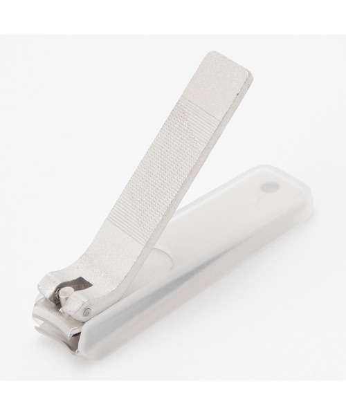 無印良品（ムジルシリョウヒン）の「スチール爪切り・小　ＰＰカバー付（ネイル用品/ネイルケア・レディース・シルバー・FREE）」の3枚目の写真