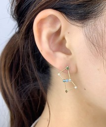 gargle（ガーグル）の「gargle ガーグル：コンステレーション　北斗七星/オリオン座/カシオペア座　ピアス（ピアス（両耳用）・キッズ）」
