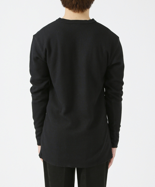 JEMORGAN(ジェーイーモーガン)の「【JEMORGAN/ジェーイーモーガン】ワッフル ヘンリーネック ロングスリーブ Tシャツ(Tシャツ/カットソー・メンズ・ホワイト/ブラック/ネイビー/グレー/カーキ/ホワイト系その他・M/L/XL)」の11枚目の写真