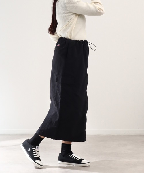 Dickies（ディッキーズ）の「【GENUINE DICKIES/ジェニュインディッキーズ】Ⅰラインカーゴスカート（スカート・レディース・ダークカーキ/ラベンダー/ライトグレー/ブラック・M/L）」の5枚目の写真