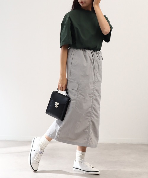 Dickies（ディッキーズ）の「【GENUINE DICKIES/ジェニュインディッキーズ】Ⅰラインカーゴスカート（スカート・レディース・ダークカーキ/ラベンダー/ライトグレー/ブラック・M/L）」の8枚目の写真