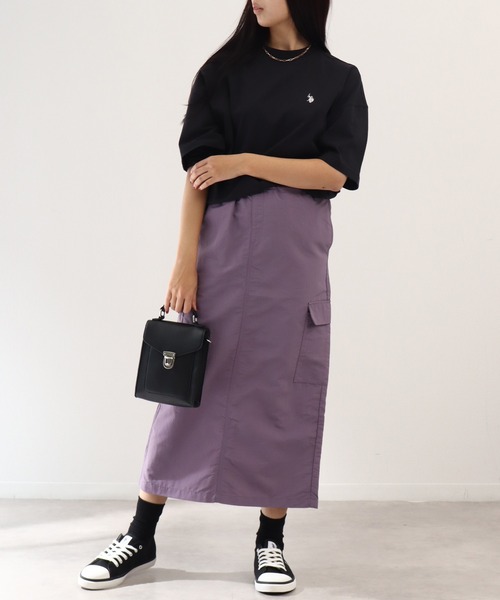 Dickies（ディッキーズ）の「【GENUINE DICKIES/ジェニュインディッキーズ】Ⅰラインカーゴスカート（スカート・レディース・ダークカーキ/ラベンダー/ライトグレー/ブラック・M/L）」の13枚目の写真