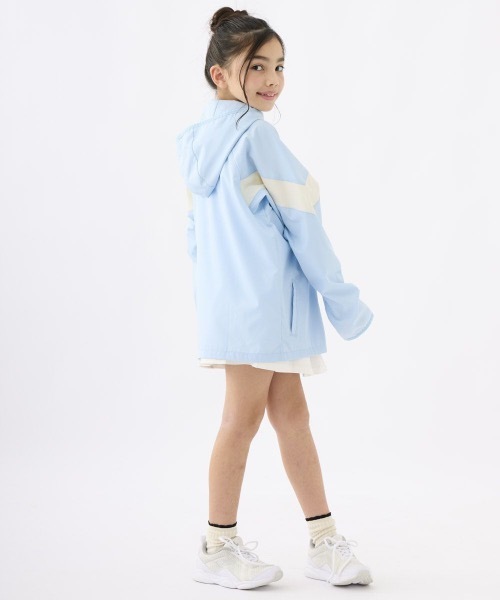 repipi armario（レピピ アルマリオ）の「【repipi armario / レピピアルマリオ】ガールズウィンドブレーカー　裏メッシュ（ナイロンジャケット・キッズ・ブラック/ベージュ/サックスブルー/パープル・140/150/170/160）」の17枚目の写真