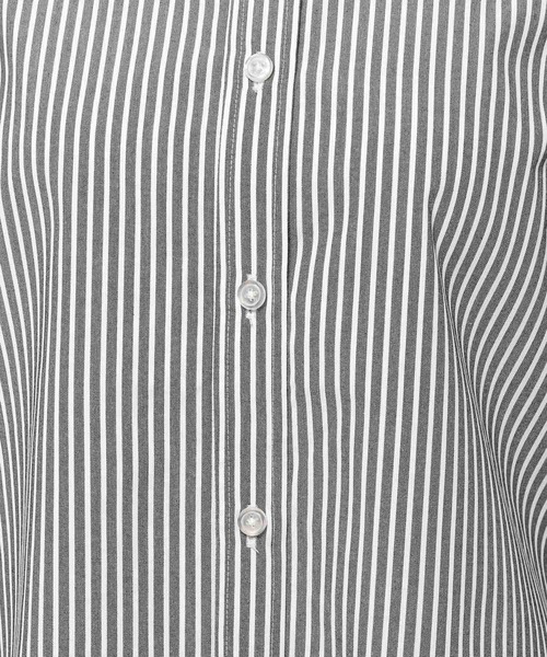 LOWRYS FARM（ローリーズファーム）の「ソデボリュームストライプシャツLS  968592（シャツ/ブラウス・レディース・ブラック/ネイビー/ピンク・FREE）」の17枚目の写真