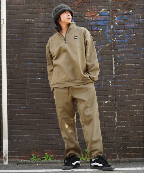 MANASTASH（マナスタッシュ）の「MANASTASH/マナスタッシュ/LODGE HALF ZIP SWEAT/ロッジハーフジップ（スウェット・メンズ・オリーブ/ブラック/キャメル・M/L/XL/2XL）」の4枚目の写真