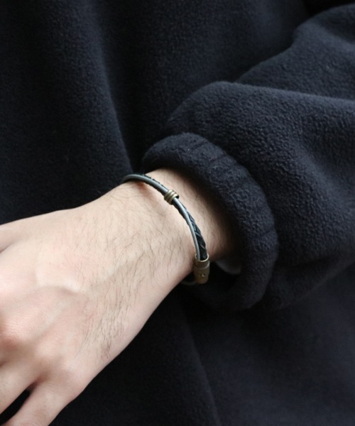 8(eight)(エイト)の「リングメッシュブレス(ブレスレット・メンズ・ワイン/カーキ/ブラック/ホワイト/ベージュ系その他・FREE)」の19枚目の写真