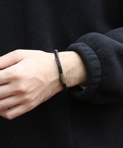 8(eight)(エイト)の「リングメッシュブレス(ブレスレット・メンズ・ワイン/カーキ/ブラック/ホワイト/ベージュ系その他・FREE)」の10枚目の写真