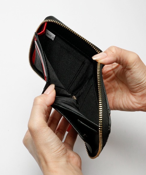 FUNALIVE（ファンアライブ）の「Pisoraro ハラコ　ラウンドファスナーミニ財布（財布・レディース・ホワイト系/ブラウン系/ホワイト系1/ホワイト系3/ホワイト系2/ブラウン系1・FREE）」の8枚目の写真