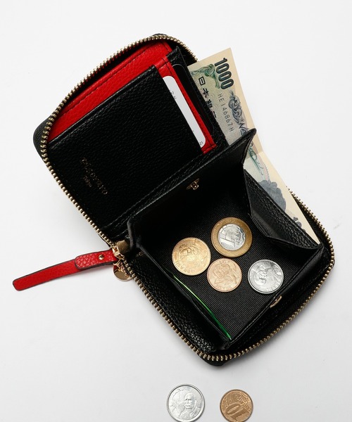 FUNALIVE（ファンアライブ）の「Pisoraro ハラコ　ラウンドファスナーミニ財布（財布・レディース・ホワイト系/ブラウン系/ホワイト系1/ホワイト系3/ホワイト系2/ブラウン系1・FREE）」の10枚目の写真