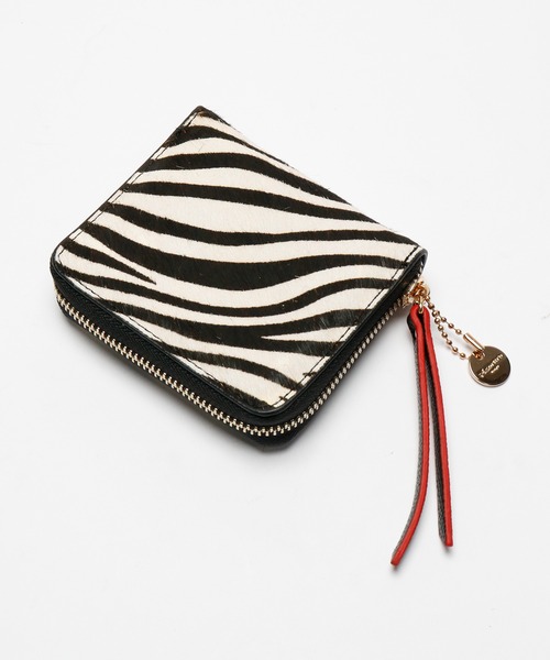 FUNALIVE（ファンアライブ）の「Pisoraro ハラコ　ラウンドファスナーミニ財布（財布・レディース・ホワイト系/ブラウン系/ホワイト系1/ホワイト系3/ホワイト系2/ブラウン系1・FREE）」の11枚目の写真