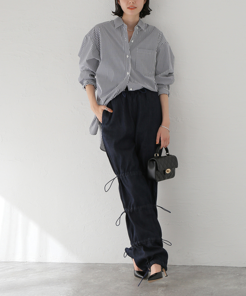 LIVINGTONE（リヴィントーン）の「【LIVINGTONE/リヴィントーン】MATT：パンツ（その他パンツ・レディース・ネイビー・34）」の5枚目の写真