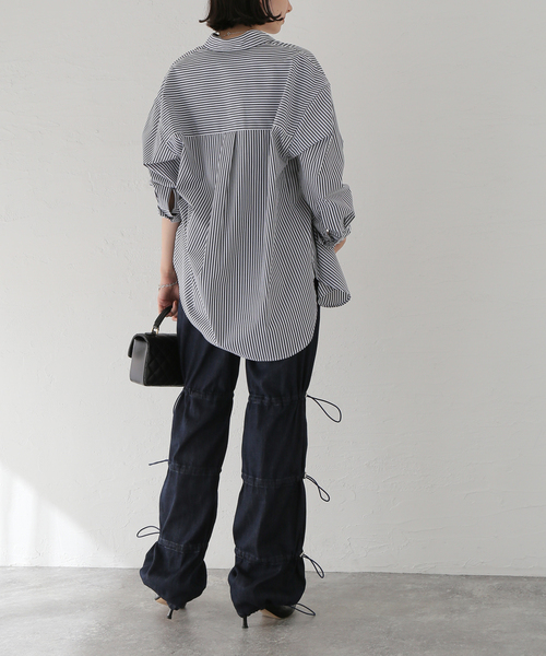 LIVINGTONE（リヴィントーン）の「【LIVINGTONE/リヴィントーン】MATT：パンツ（その他パンツ・レディース・ネイビー・34）」の7枚目の写真