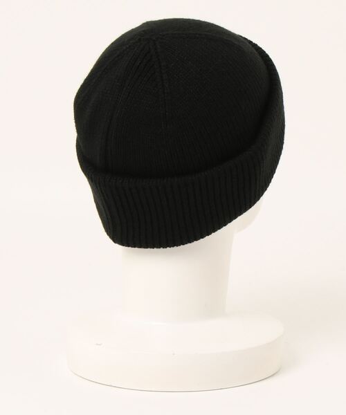 CAMP7（キャンプセブン）の「【CAMP7】サイドロゴ刺繍浅ワッチ（ニットキャップ/ビーニー・レディース・グレー/オレンジ/ブラック・フリー）」の4枚目の写真