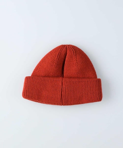 CAMP7（キャンプセブン）の「【CAMP7】サイドロゴ刺繍浅ワッチ（ニットキャップ/ビーニー・レディース・グレー/オレンジ/ブラック・フリー）」の7枚目の写真