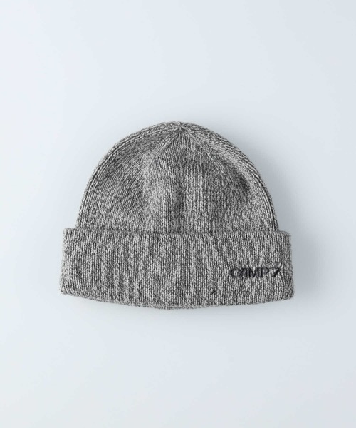 CAMP7（キャンプセブン）の「【CAMP7】サイドロゴ刺繍浅ワッチ（ニットキャップ/ビーニー・レディース・グレー/オレンジ/ブラック・フリー）」の10枚目の写真