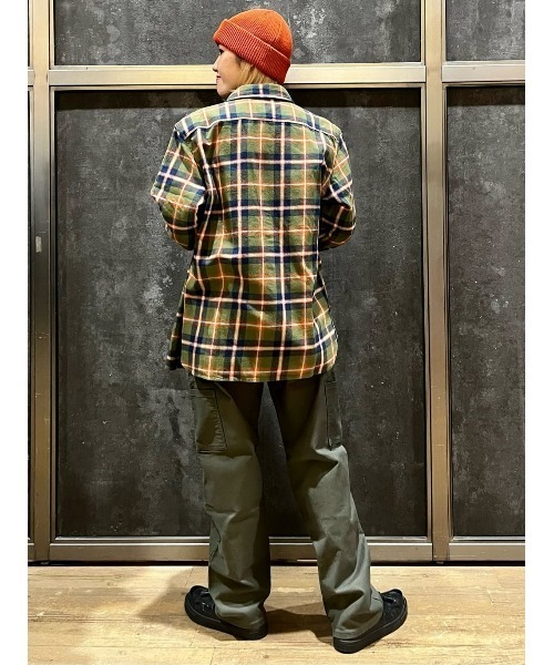 CAMP7（キャンプセブン）の「【CAMP7】サイドロゴ刺繍浅ワッチ（ニットキャップ/ビーニー・レディース・グレー/オレンジ/ブラック・フリー）」の17枚目の写真