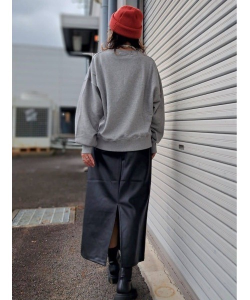 CAMP7（キャンプセブン）の「【CAMP7】サイドロゴ刺繍浅ワッチ（ニットキャップ/ビーニー・レディース・グレー/オレンジ/ブラック・フリー）」の21枚目の写真