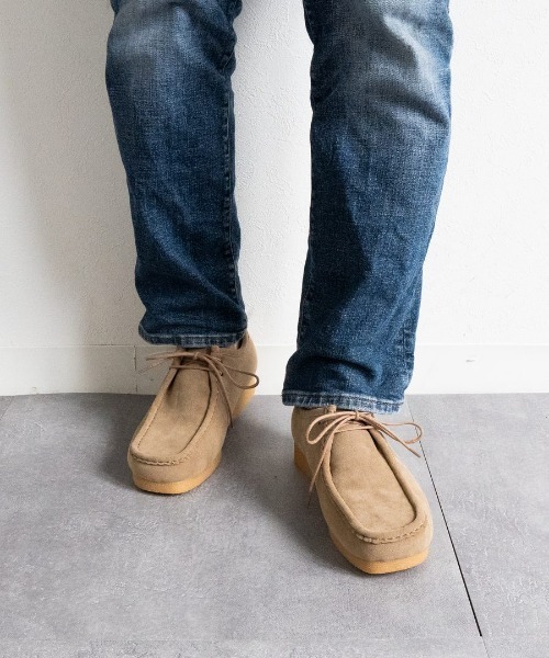 Fabby fabby（ファビィーファビィー）の「メンズボリュームモカシンシューズ（ブーツ・メンズ・ブラック/ベージュ・LARGE/MEDIUM）」の21枚目の写真