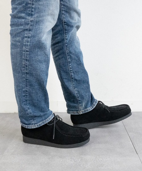 Fabby fabby（ファビィーファビィー）の「メンズボリュームモカシンシューズ（ブーツ・メンズ・ブラック/ベージュ・LARGE/MEDIUM）」の13枚目の写真