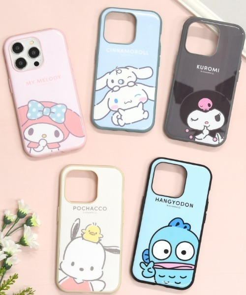 sanrio（サンリオ）の「sanrio/サンリオキャラクターズ　IIIIfit iPhone 15 Pro対応ケース（スマホケース/カバー・レディース・ベージュ/ライトブルー/ブラック/サックスブルー/ピンク・ONE SIZE）」の9枚目の写真