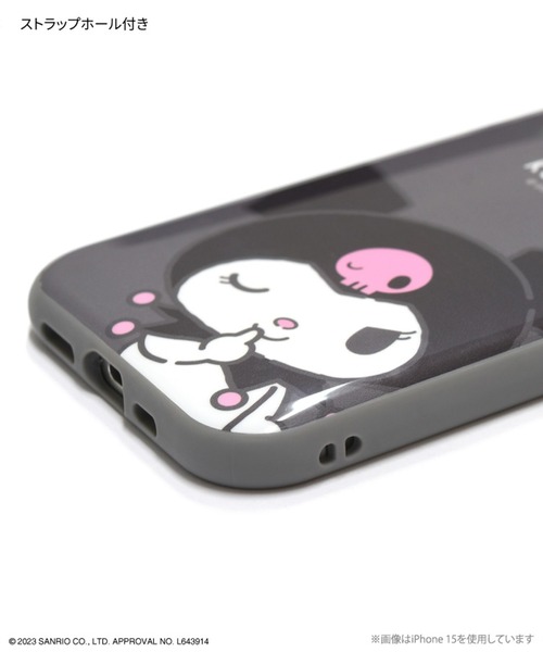 sanrio（サンリオ）の「sanrio/サンリオキャラクターズ　IIIIfit iPhone 15 Pro対応ケース（スマホケース/カバー・レディース・ベージュ/ライトブルー/ブラック/サックスブルー/ピンク・ONE SIZE）」の7枚目の写真