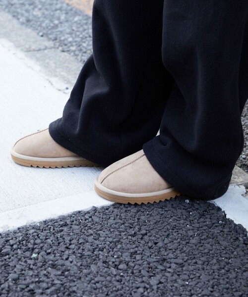 FREAK'S STORE（フリークスストア）の「限定展開　センターシーム モックシューズ（ムートン）（その他シューズ・レディース・グレー/ブラック/キャメル/ベージュ/ピンク・38/37/36）」の7枚目の写真