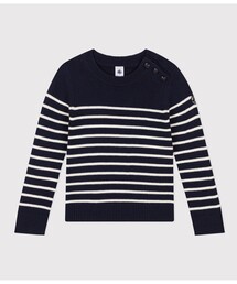 PETIT BATEAU（プチバトー）の「マリニエールニットプルオーバー（ニット/セーター・キッズ）」