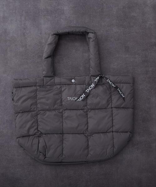 MEN'S MELROSE（メンズメルローズ）の「【TAION/タイオン】ランチダウントートバッグM（トートバッグ・メンズ・チャコールグレー/ブラック/ネイビー・9）」の3枚目の写真