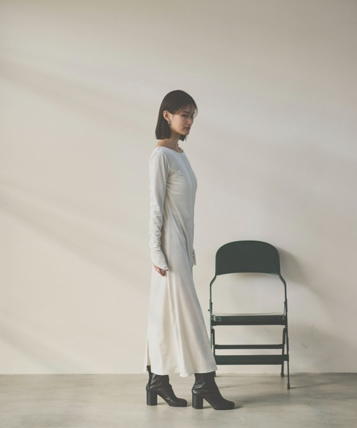 melt the lady オープンバックベロアワンピース オープンバックベロアワンピース（ワンピース）｜HANNE（アン）の