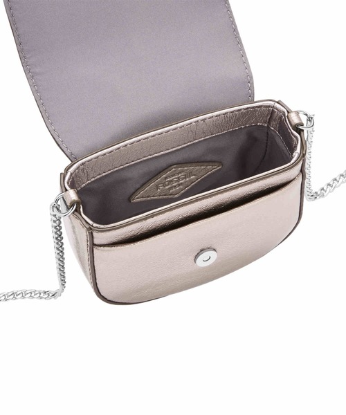 フォッシル 斜めがけバッグ レディース PU メタリックSHB3149043