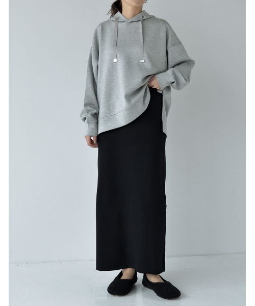 Re:EDIT(リエディ)の「ボア足袋フラットシューズ(パンプス・レディース・ブラック/ホワイト・LARGE/SMALL/MEDIUM)」の5枚目の写真