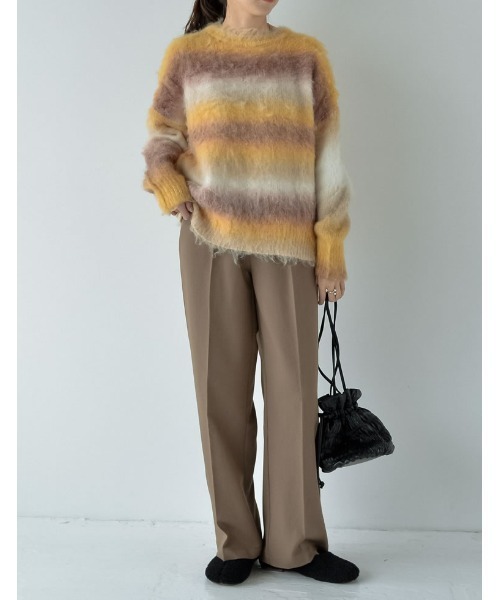 Re:EDIT(リエディ)の「ボア足袋フラットシューズ(パンプス・レディース・ブラック/ホワイト・LARGE/SMALL/MEDIUM)」の6枚目の写真