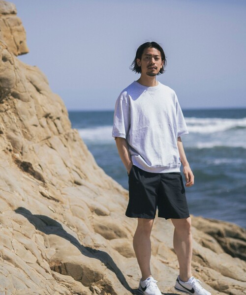 NIKE（ナイキ）の「NIKE SWIM / エッセンシャル 9"ボレーショーツ「水陸両用」（その他パンツ・メンズ・ブラック/オレンジ/サックスブルー・M/L/XL）」の5枚目の写真