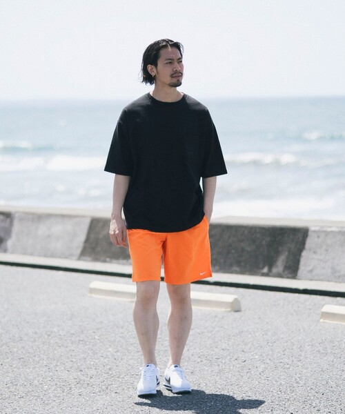 NIKE（ナイキ）の「NIKE SWIM / エッセンシャル 9"ボレーショーツ「水陸両用」（その他パンツ・メンズ・ブラック/オレンジ/サックスブルー・M/L/XL）」の11枚目の写真