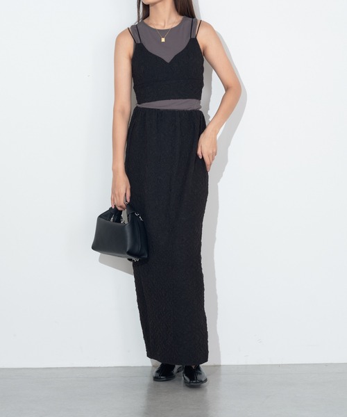 Lui's（ルイス）の「ふくれチュールビスチェ（ベスト・レディース・ブラック/オフホワイト・FREE）」の18枚目の写真