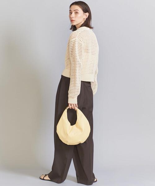 LE VERNIS（ル・ベルニ）の「＜LE VERNIS＞SCULPTURE バッグ S（ハンドバッグ・レディース・クリーム/ブラック・FREE）」の5枚目の写真