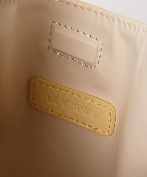 LE VERNIS（ル・ベルニ）の「＜LE VERNIS＞SCULPTURE バッグ S（ハンドバッグ・レディース・クリーム/ブラック・FREE）」の15枚目の写真