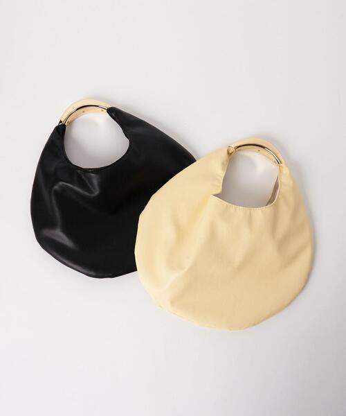 LE VERNIS（ル・ベルニ）の「＜LE VERNIS＞SCULPTURE バッグ S（ハンドバッグ・レディース・クリーム/ブラック・FREE）」の21枚目の写真