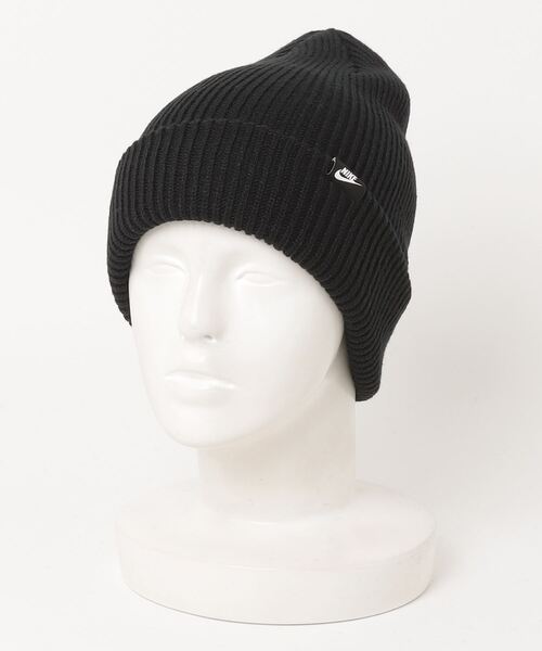 NIKE(ナイキ)の「NIKE/ナイキ ビーニー ダブルピーク スタンダード カフ フューチュラ ビーニーL FB6526-010(ニットキャップ/ビーニー・メンズ・ブラック・FREE)」の3枚目の写真