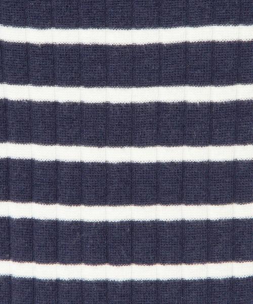 Another Edition（アナザーエディション）の「リブショートスリーブTシャツ/AEBC　リブ　SSLTee◆（Tシャツ/カットソー・レディース・オフホワイト/ライトグレー/マスタード/ネイビー・フリー）」の13枚目の写真