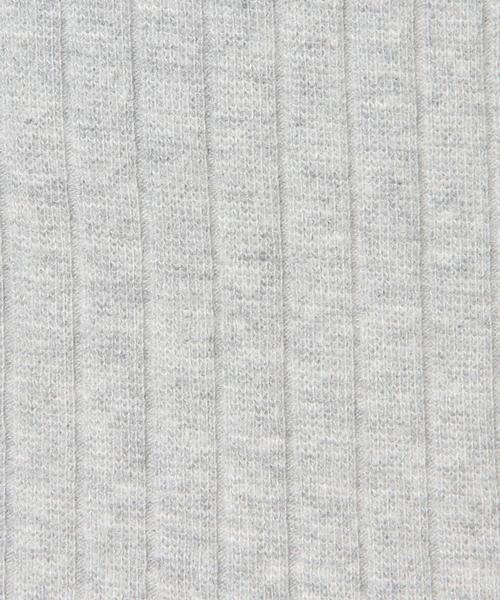 Another Edition（アナザーエディション）の「リブショートスリーブTシャツ/AEBC　リブ　SSLTee◆（Tシャツ/カットソー・レディース・オフホワイト/ライトグレー/マスタード/ネイビー・フリー）」の5枚目の写真