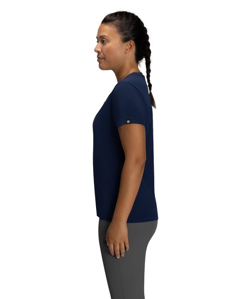 Mammut(マムート)の「マムート エッセンシャル Tシャツ AF ウィメン / Mammut Essential T-Shirt AF Women(Tシャツ/カットソー・レディース・Black/White/ブラック/ネイビー/ホワイト・MEDIUM/SMALL/LARGE/X-LARGE)」の21枚目の写真