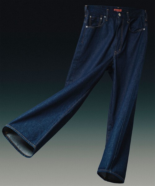 【セール】NEEDBY heritage / 別注 BILLY ワイドストレート デニム パンツ（デニムパンツ）｜NEEDBY heritage（ニードバイヘリテージ）