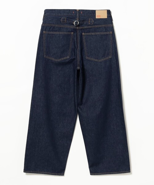 NEEDBY heritage（ニードバイヘリテージ）の「NEEDBY heritage / 別注 BILLY ワイドストレート デニム パンツ（デニムパンツ・メンズ・インディゴブルー/ブルー・34inch/32inch/28inch/30inch）」の21枚目の写真