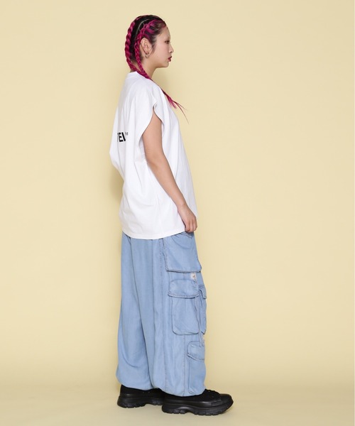 WHITELAND（ホワイトランド）の「【WEB&DEPOT限定】WHITELAND/ホワイトランド/OWL/LOGO NS（タンクトップ・レディース・ブラック/ホワイト/カーキ・M/L）」の6枚目の写真