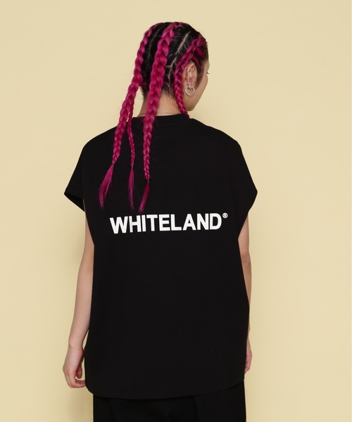 WHITELAND（ホワイトランド）の「【WEB&DEPOT限定】WHITELAND/ホワイトランド/OWL/LOGO NS（タンクトップ・レディース・ブラック/ホワイト/カーキ・M/L）」の8枚目の写真