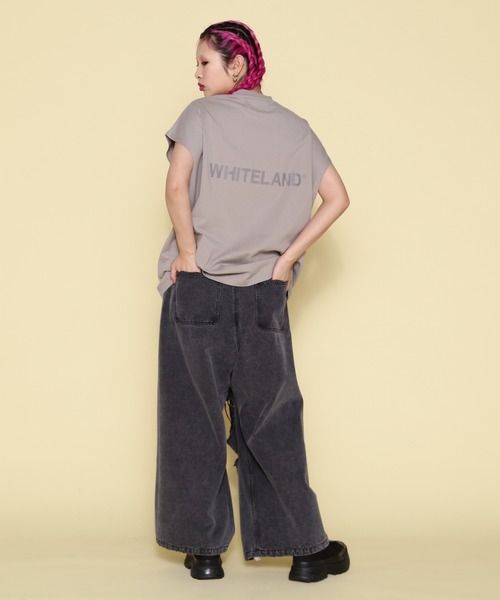WHITELAND（ホワイトランド）の「【WEB&DEPOT限定】WHITELAND/ホワイトランド/OWL/LOGO NS（タンクトップ・レディース・ブラック/ホワイト/カーキ・M/L）」の13枚目の写真