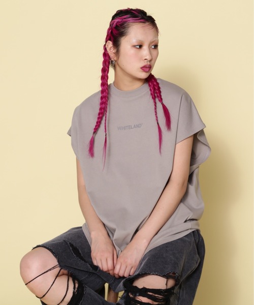 WHITELAND（ホワイトランド）の「【WEB&DEPOT限定】WHITELAND/ホワイトランド/OWL/LOGO NS（タンクトップ・レディース・ブラック/ホワイト/カーキ・M/L）」の11枚目の写真